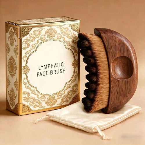 Brosse Gua Sha Visage – Drainage Lymphatique & Sculpture du Contour