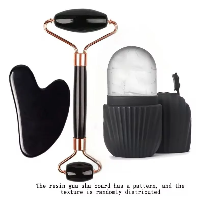 Rouleau Glaçant Visage & Gua Sha – Set Massage Lifting & Contouring