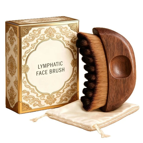 Brosse Gua Sha Visage – Drainage Lymphatique & Sculpture du Contour