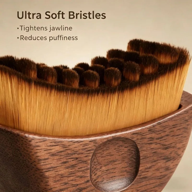 Brosse Gua Sha Visage – Drainage Lymphatique & Sculpture du Contour