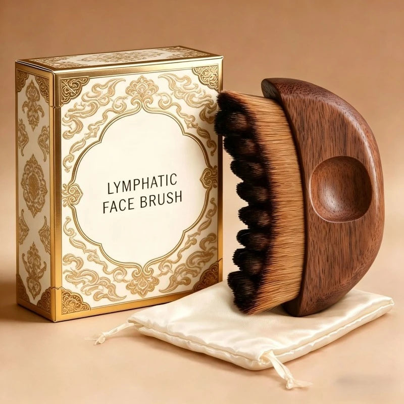Brosse Gua Sha Visage – Drainage Lymphatique & Sculpture du Contour