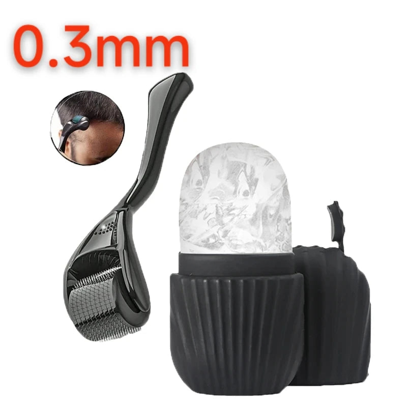 Rouleau Glaçant Visage & Gua Sha – Set Massage Lifting & Contouring