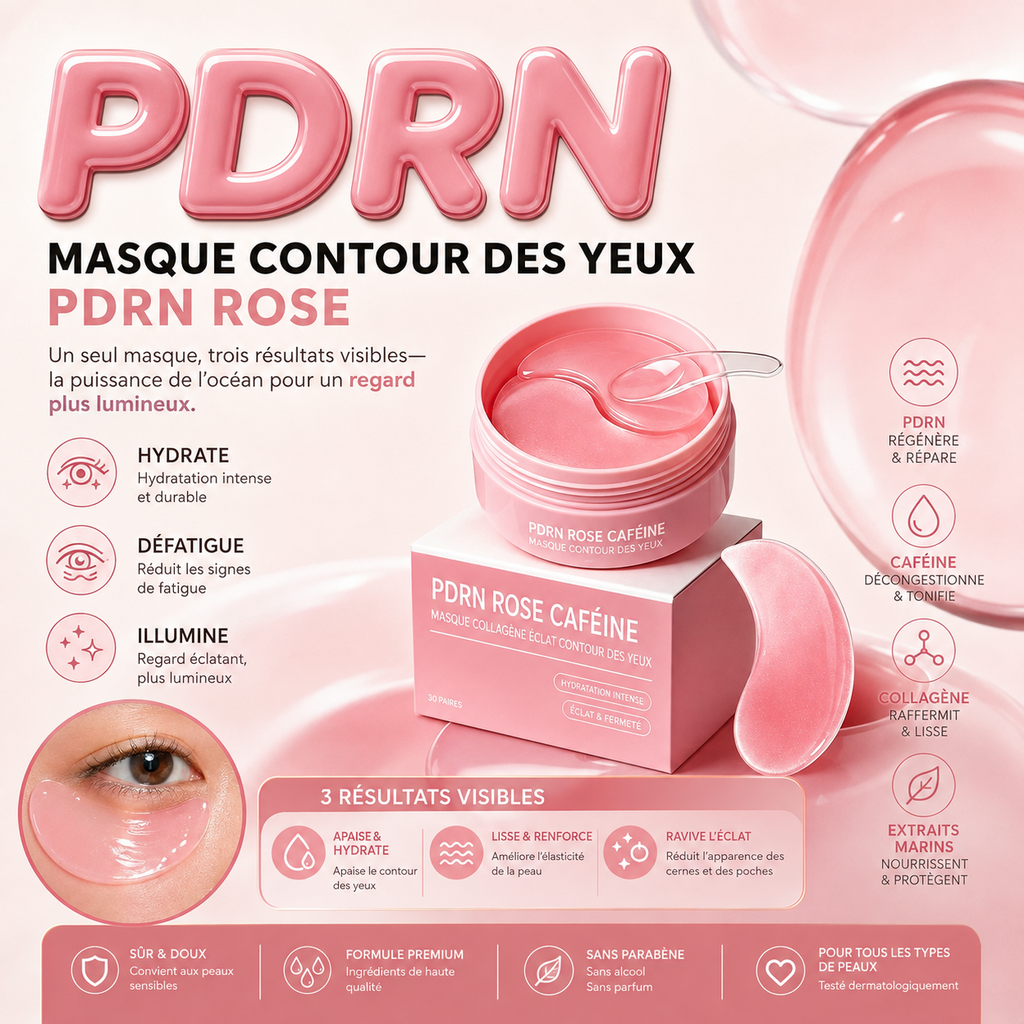 Patchs Oculaires PDRN & Caféine | Anti-Cernes & Anti-Poches