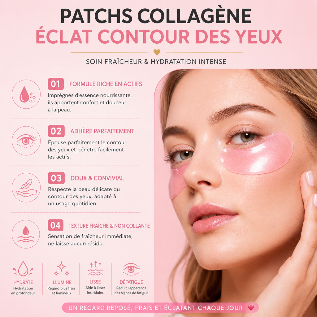 Patchs Oculaires PDRN & Caféine | Anti-Cernes & Anti-Poches