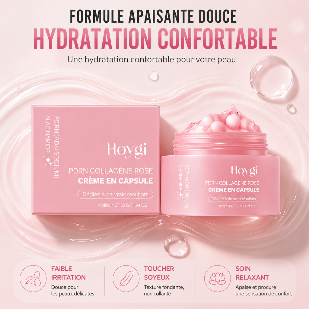 Capsules Crème Visage Collagène & PDRN | Hydratation Intense Dose Unique