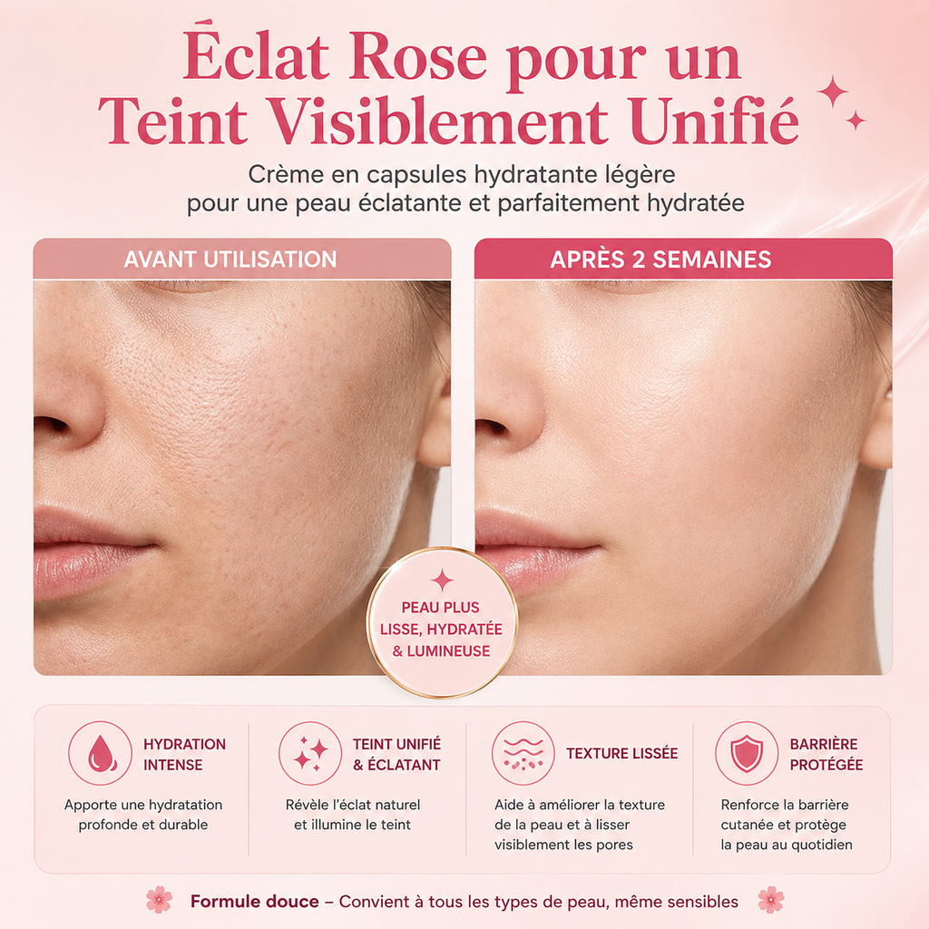 Capsules Crème Visage Collagène & PDRN | Hydratation Intense Dose Unique