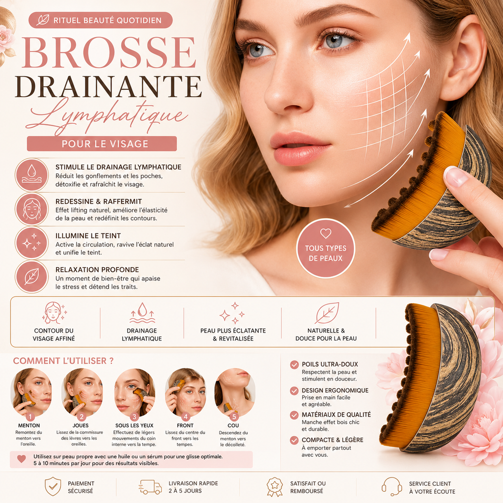 Rituel Visage 3-en-1 — Rouleau Glacé, Gua Sha & Drainage Lymphatique