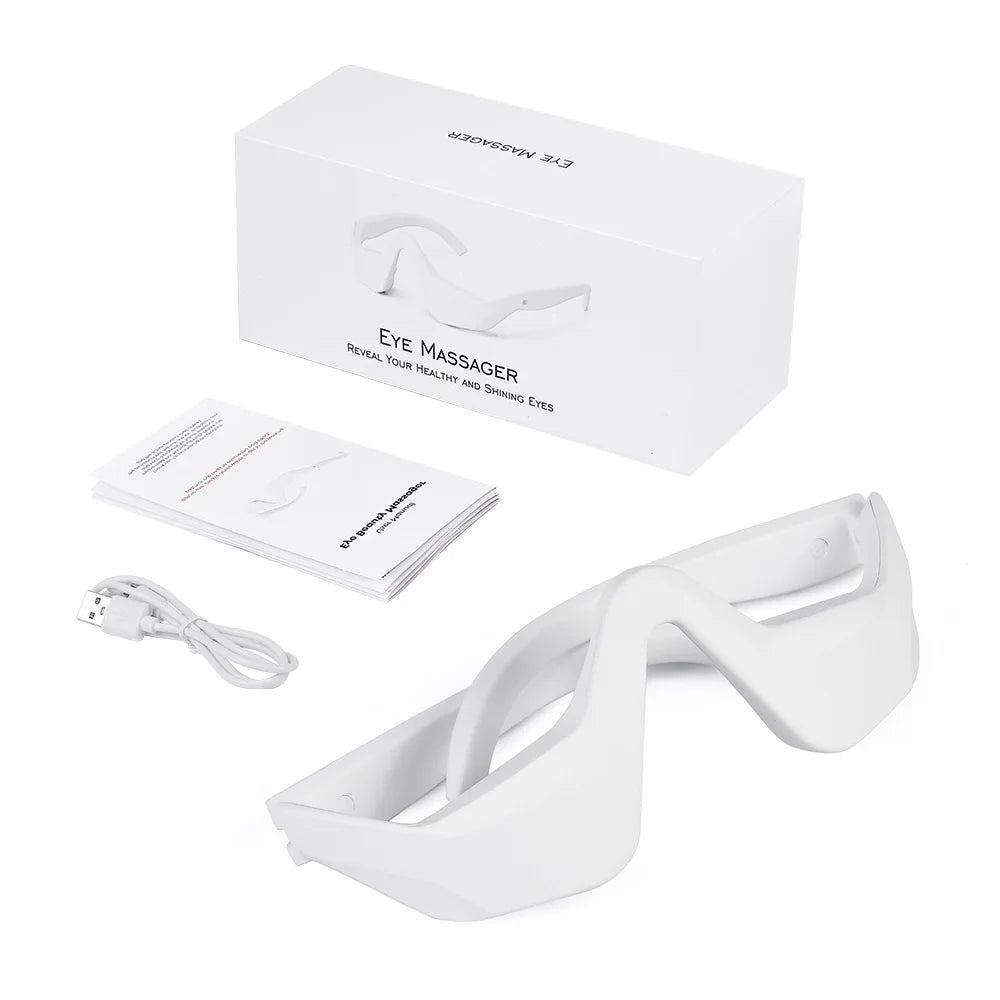 Masseur Yeux 3D Lumière Rouge | Anti-Cernes, Poches & Regard Éclatant
