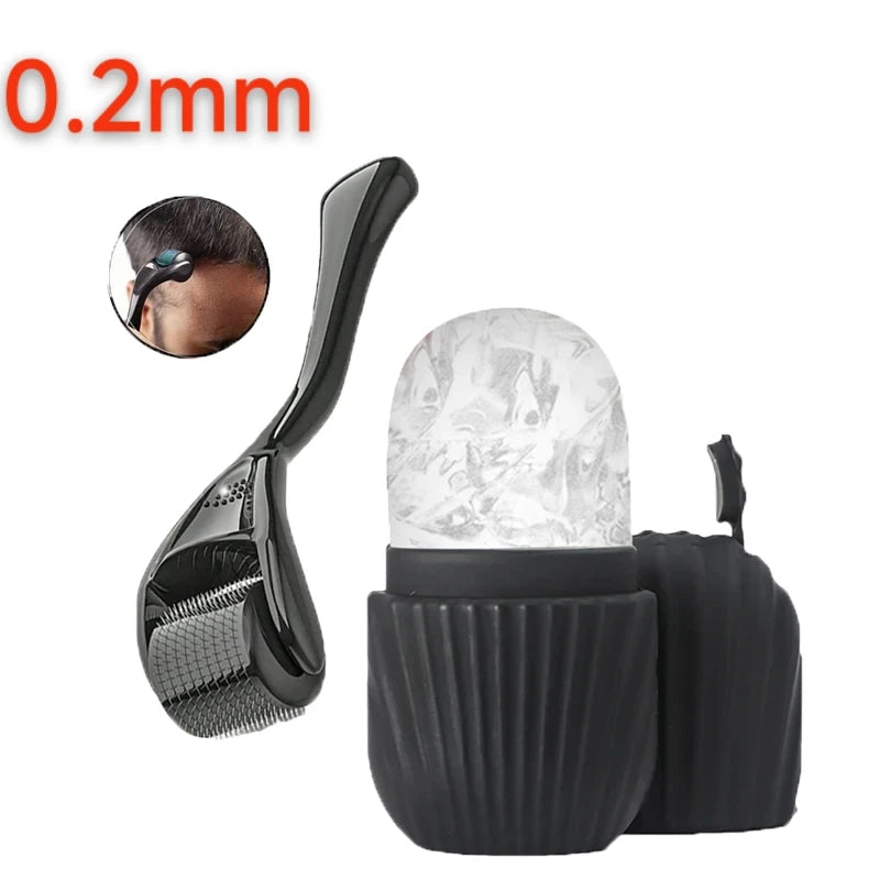 Rouleau Glaçant Visage & Gua Sha – Set Massage Lifting & Contouring