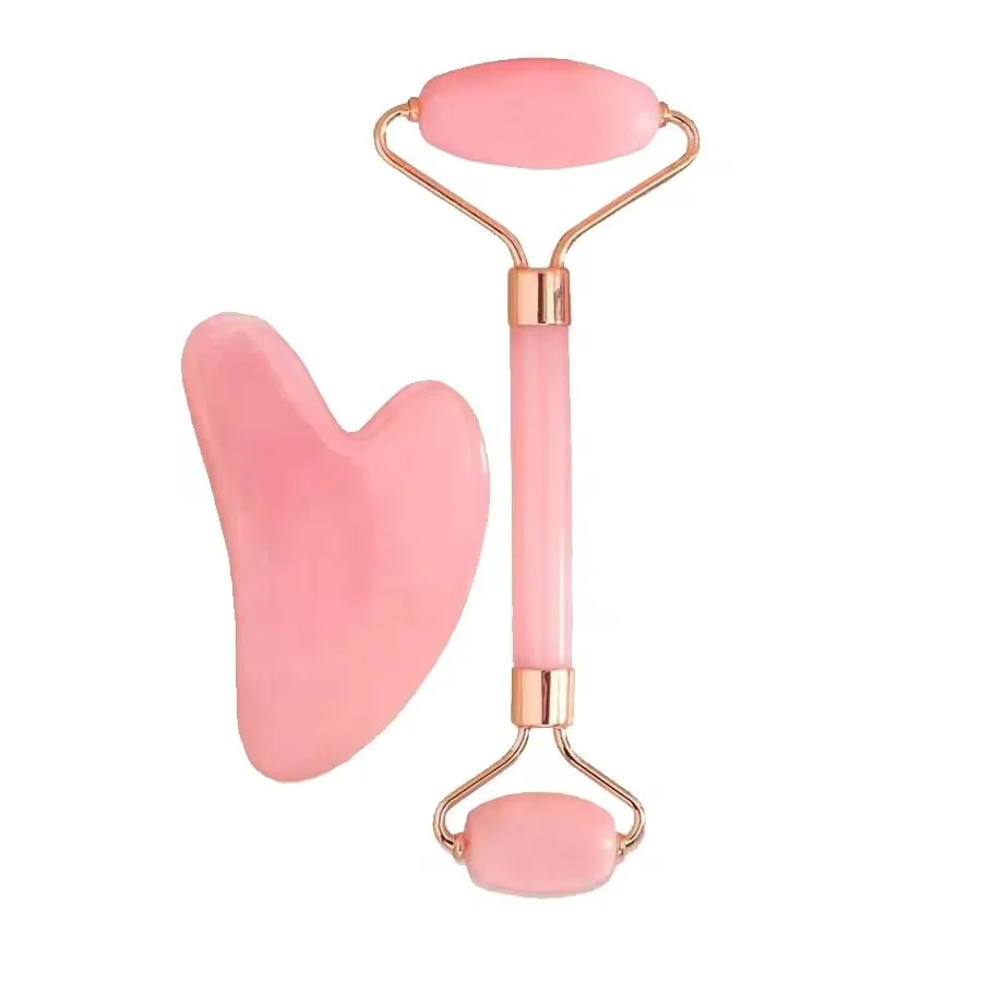 Rouleau Glaçant Visage & Gua Sha – Set Massage Lifting & Contouring