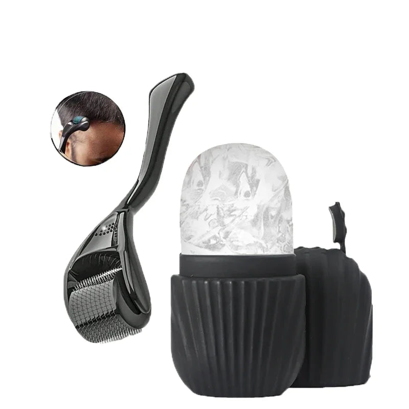Rouleau Glaçant Visage & Gua Sha – Set Massage Lifting & Contouring